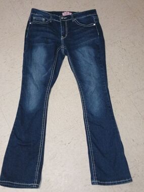 Women’s Dark Blue Flare Jeans - Classic Flared Denim